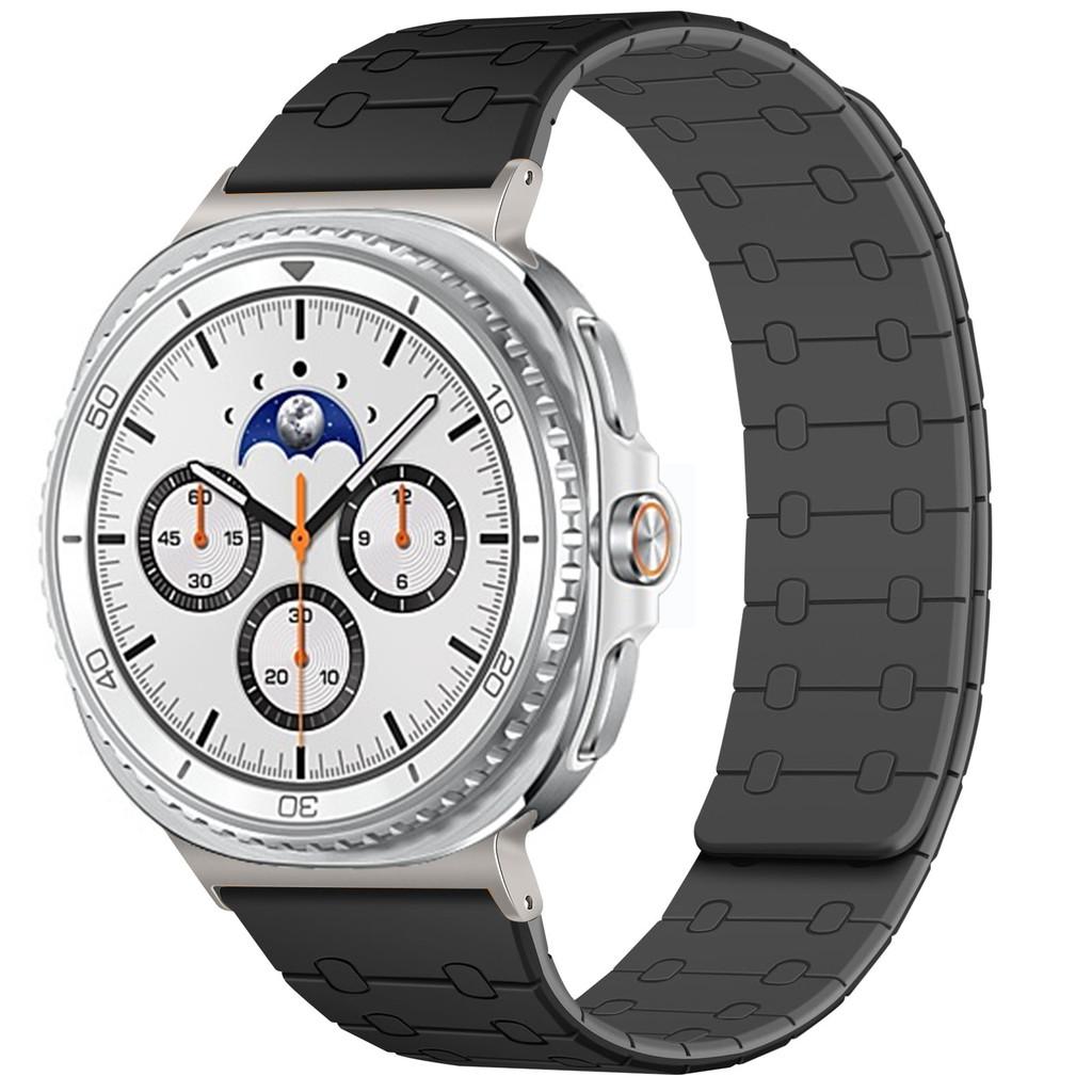 Magnetic Silicone Band for Samsung Galaxy Watch 8 40mm 44mm 8 Classic 46mm Sport Strap for Galaxy Watch Ultra 47mm 2025 Bracelet
