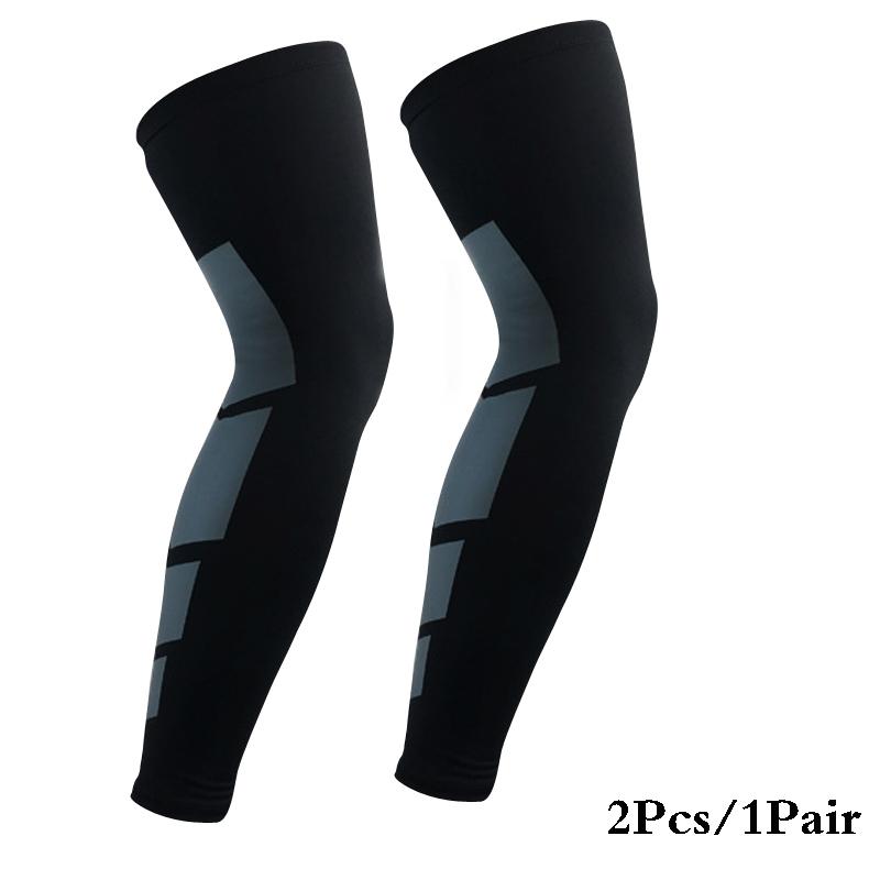 

1 Pair Compression Long Socks Men Women Knee Fitness Knee Pad Anti Slip Support Thigh Long Stockings Leg Thigh Sleeves M for weight 45-65kg