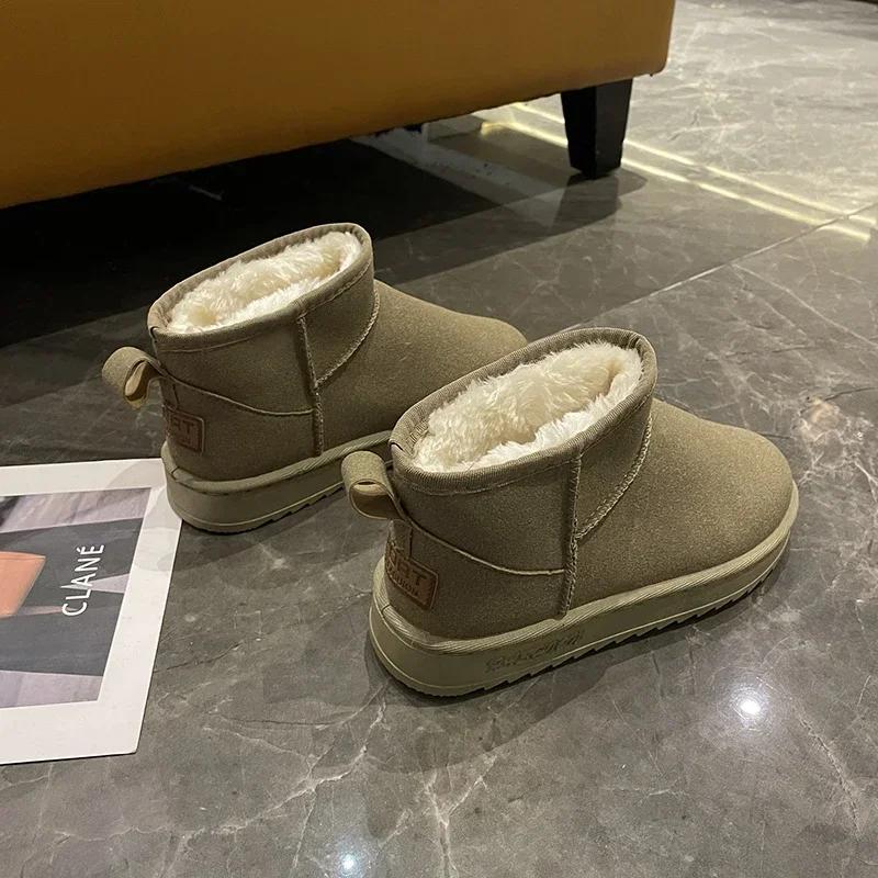 Mode 2024 Neue Winter Schneestiefel Winter Schnee Baumwollschuhe Plus Samt Verdickt Rutschfest Warm Damenstiefel Schuhe für Damen Outdoor