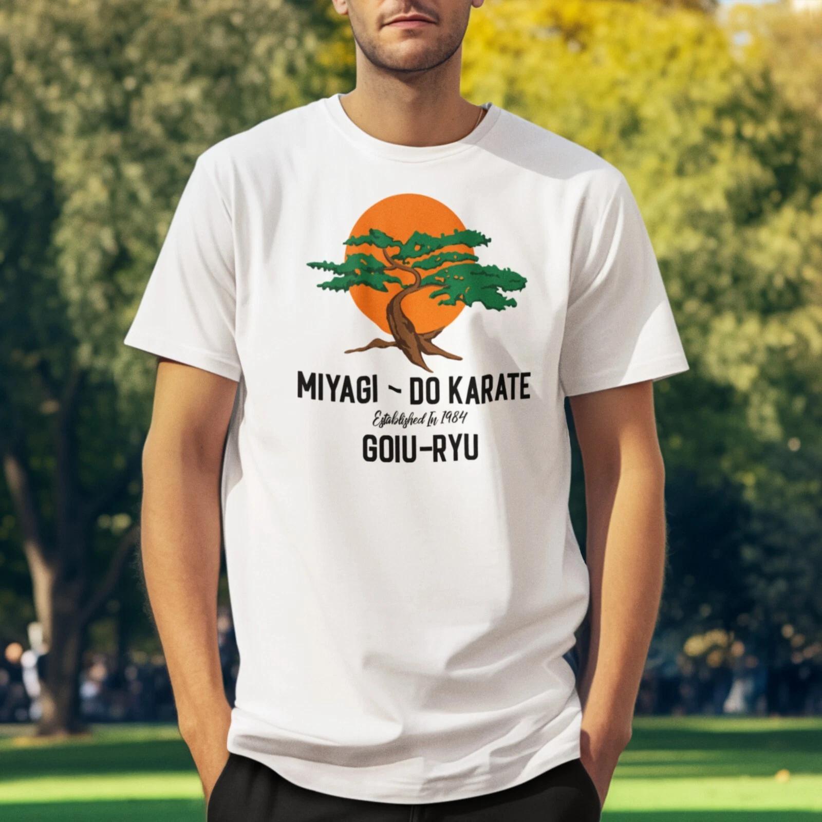 Karate Kid T-Shirt MIYAGI DO Short Sleeve Printed T-Shirt 80s Retro Gift Tee Top M