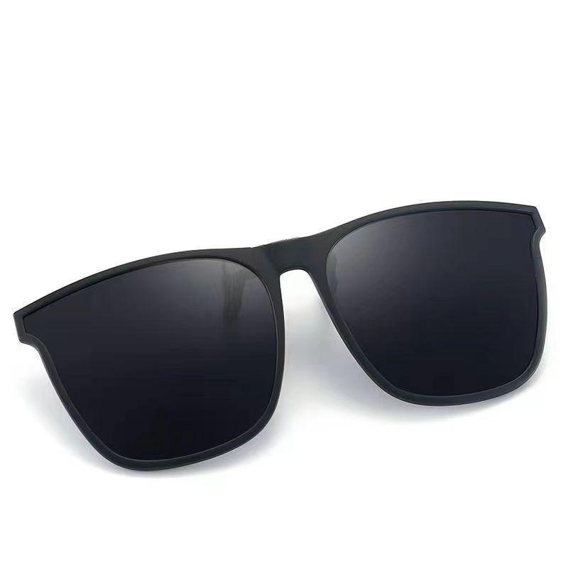 

Модные поляризационные солнцезащитные очки-клипсы для мужчин и женщин с близорукостью - Большая оправа для вождения и рыбалки