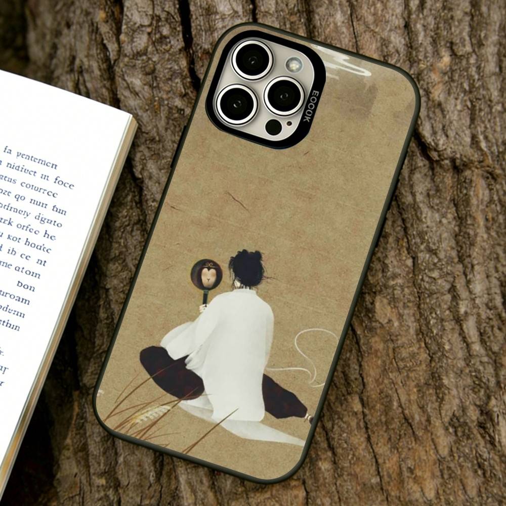 

Faceless illustration Phone Case For iPhone 17,16,15,14,13,12,11 Plus,Pro Max,XS,Colorful Silver Phone case Funda Cover iPhone13ProMax