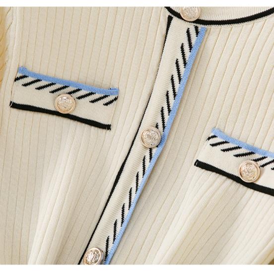 Autumn Winter Women Elegant O-neck Knitted Sweater Slim Bodycon Sheath Pullover Dresses
