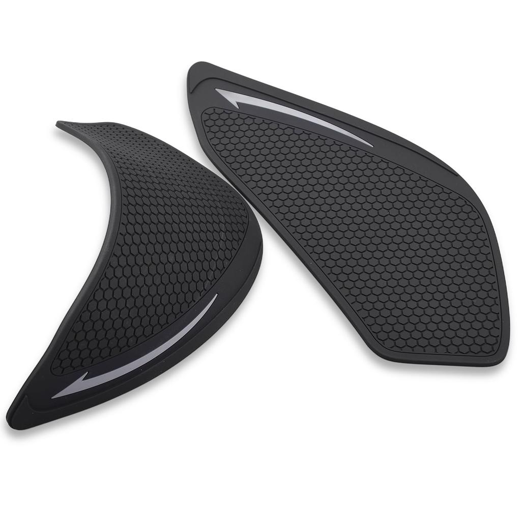 BYEMTTY Motorcycle Tank Pad, Compatible with 2024 Kawasaki ZX-6R, 8BL-ZX636J Traction Pad, Gray