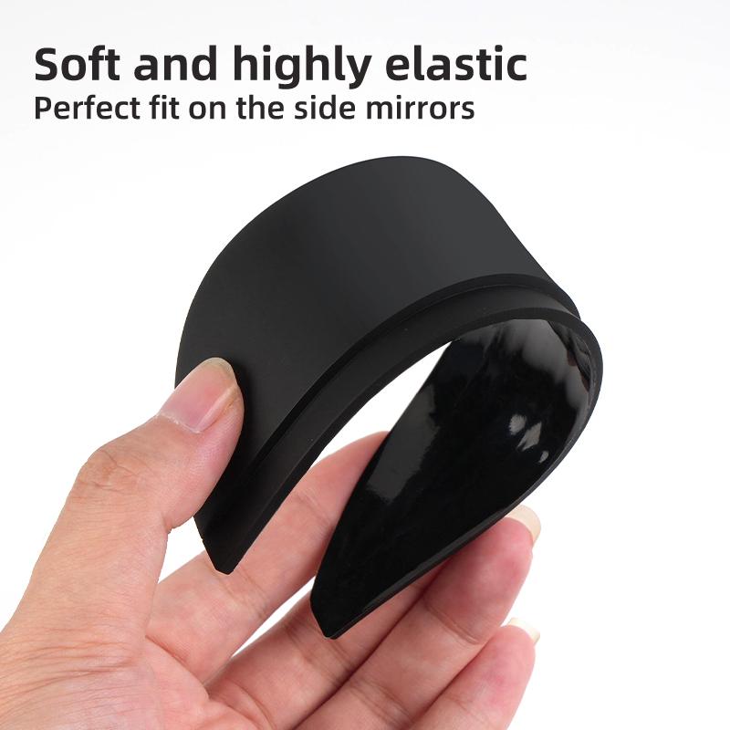 2PCS Car Rearview Mirror Rain Shield Stickers Rain Eyebrow Key For Volkswagen VW Polo Golf 6 7 8 MK7 GFDWQR5 Jetta Passat Tiguan T-ROC