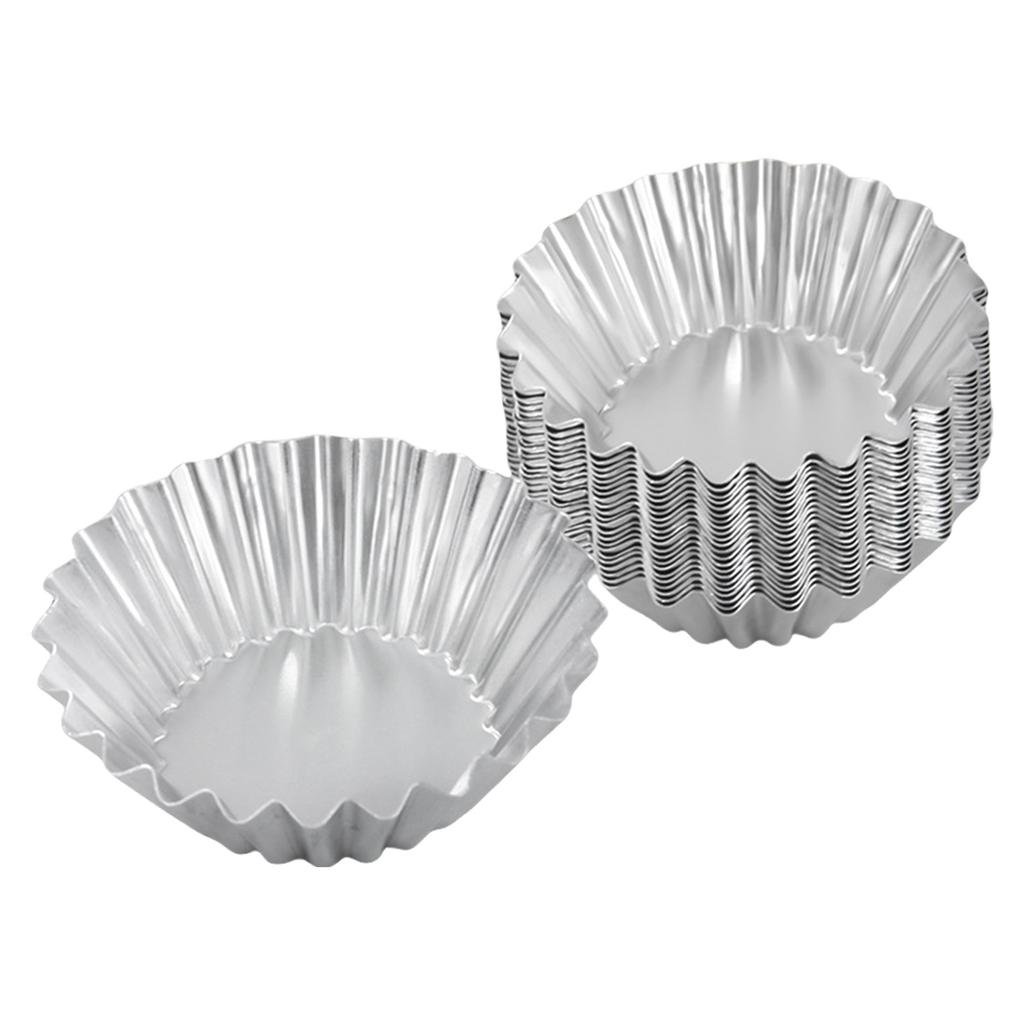 20 buc mici cupcakes tort brioșe cookie forme ouă tartă forme aluminiu mici tartă forme copt instrument pentru cupcakes