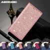 Glitter Leather Case for Samsung M51 M31 M30 S A42 A51 A71 A12 A11 A31 A41 A21S A22 A82 Note20 S21 S20 FE Ultra Bling Flip Cover