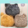Adorable Cat Plush Toy Soft Cuddly Pillow Doll For Girls Perfect Gift For Sleeping