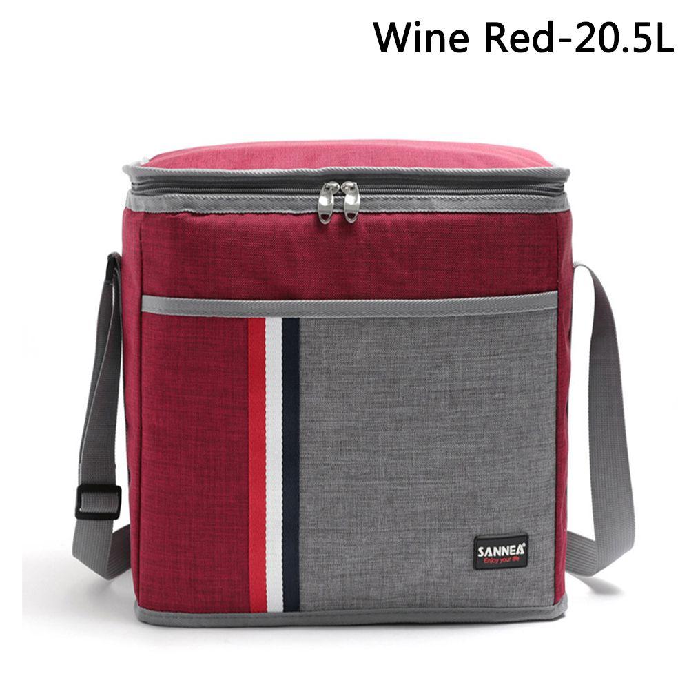 Film Inside Oxford Cloth Thermal Insulated Lunch Bags Food Storage Box Picnic Bag Cooler Bag