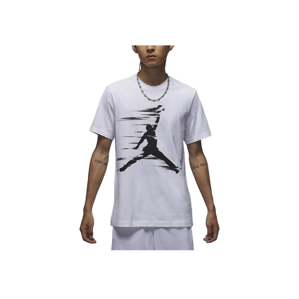 Jordan MVP Comfortable Soft Casual Sports Short Sleeve T-Shirt Men Tops White Black FZ1920-100