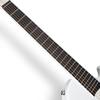 Enya Nova Go SP1 Acoustic/Electric Guitar, Carbon Fiber Mini Guitar with AcousticPlus Pickup, Includes Guitar Case and Strap (White)