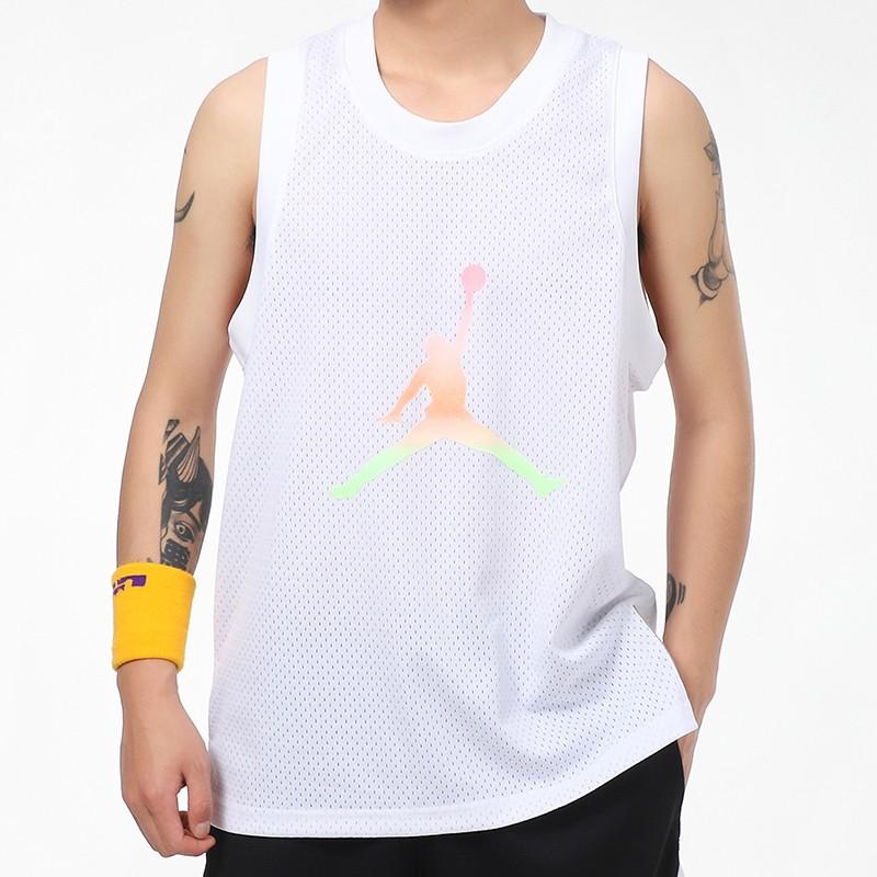 Jordan Casual Breathable Basketball Sports Sleeveless Vest Men Tops White CZ4860-100