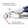Dog Nail Clippers Stainless Steel Pet Claw Grooming Tool With File Cat Nail Cutter for Small Medium Large Puppy Kitten Home