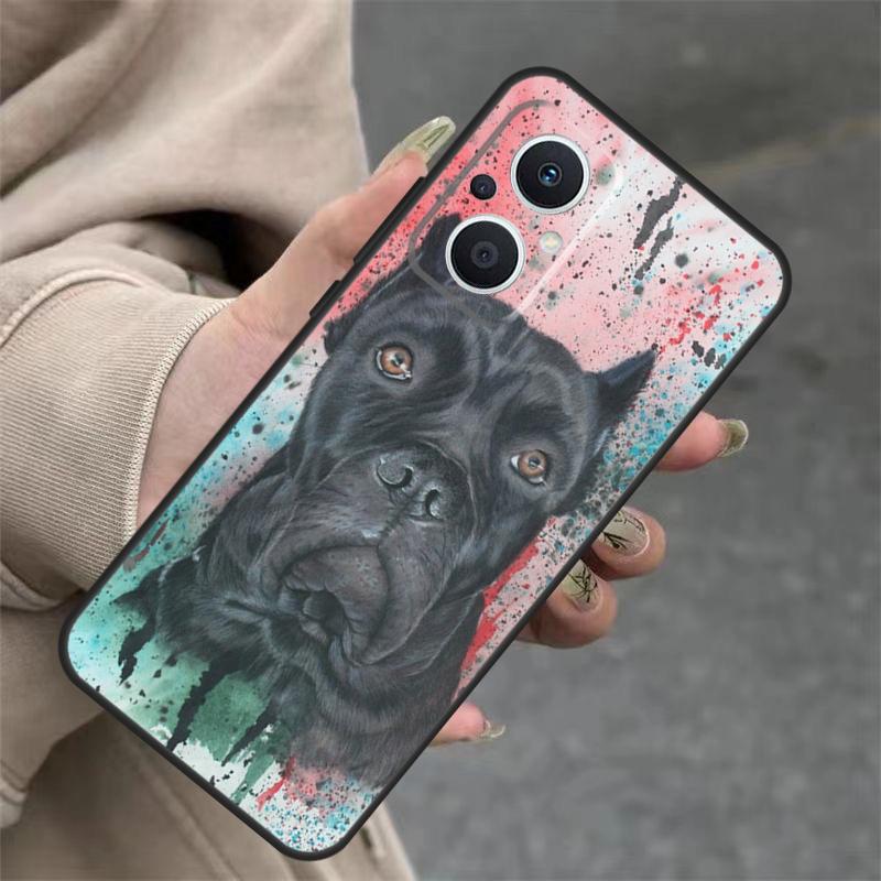 Italian Cane Corso Mastiff Dogs Case For OPPO Reno 4Z 5Z 8T 10 11 Pro 11F 7 8 5 6 Lite OPPO Find X6 X5 Pro X2 X3 Neo Cover