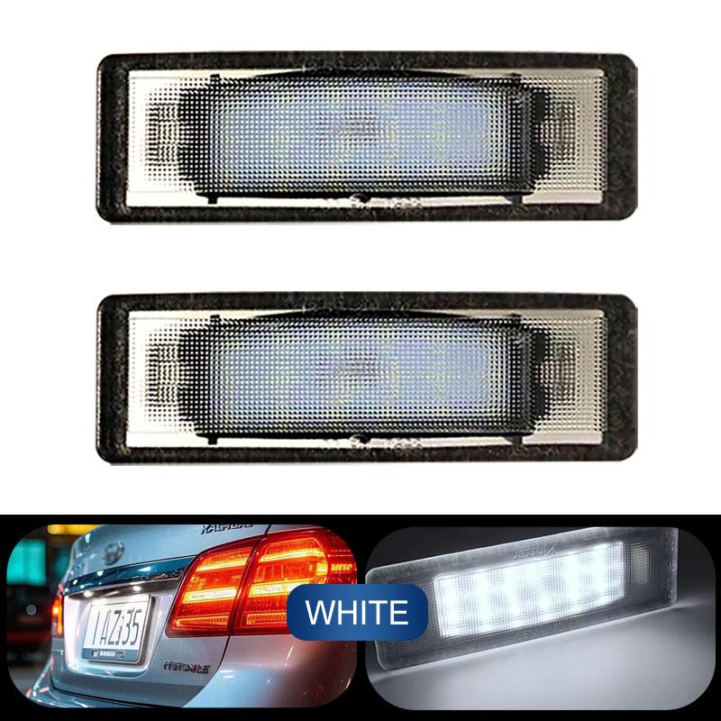 2pcs Car Canbus Error-Free Led License Number Plate Lights White For Kia Optima K5 Optima Hybrid Sportage Proceed GT Soul SK3