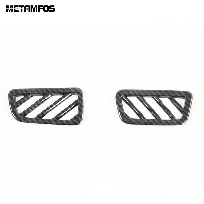 For Kia K5 Optima DL3     Carbon Fiber Front Upper Air Condition Vent Outlet Cover Trim Interior Accessories