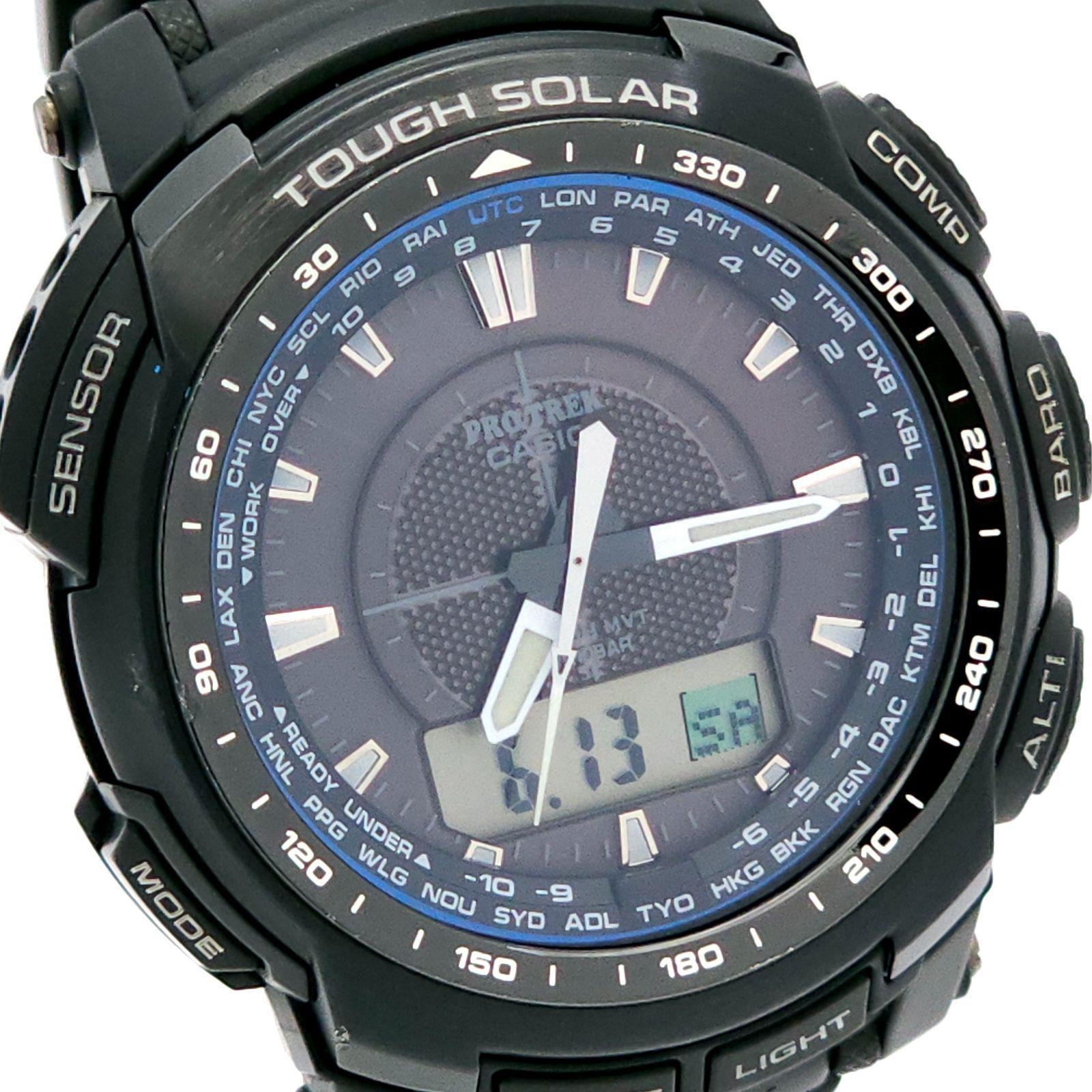 Б/у Хороший товар CASIO Casio Protrek PRW-5100YT Солнечный радиоуправляемый элемент
