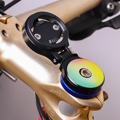 Fahrradcomputerhalterung für Rennräder aus Aluminiumlegierung, Fahrrad-Stoppuhr, Tacho-Ständer, GPS-Vorbau für Polar Fahrradzubehör