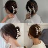 New Big Pearls Acrylic Hair Claw Clips Crab Hairpins Large Makeup Hair Styling Barrettes for Women Hair Accessories Bow Hairgrip