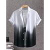 Men's Retro Pattern 3D Print Shirt Button Up Shirt Casual Shirt Summer Shirt Short Sleeve Daily Vacation Clothing