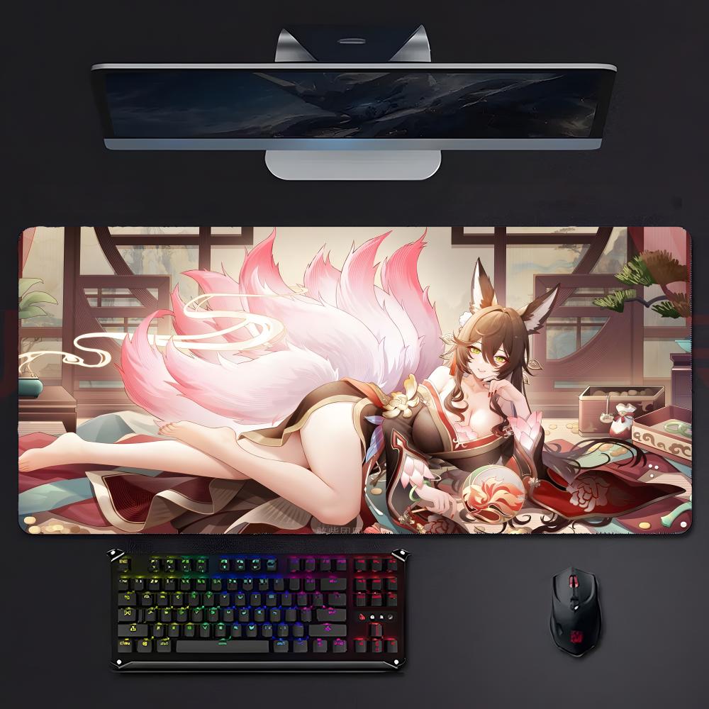 Game Fantasy Hhonkai Star Rail Honkai Star Rail Mouse Pad Mousepad Large Gaming Lockedge Thickened Pc Table Desk Mat