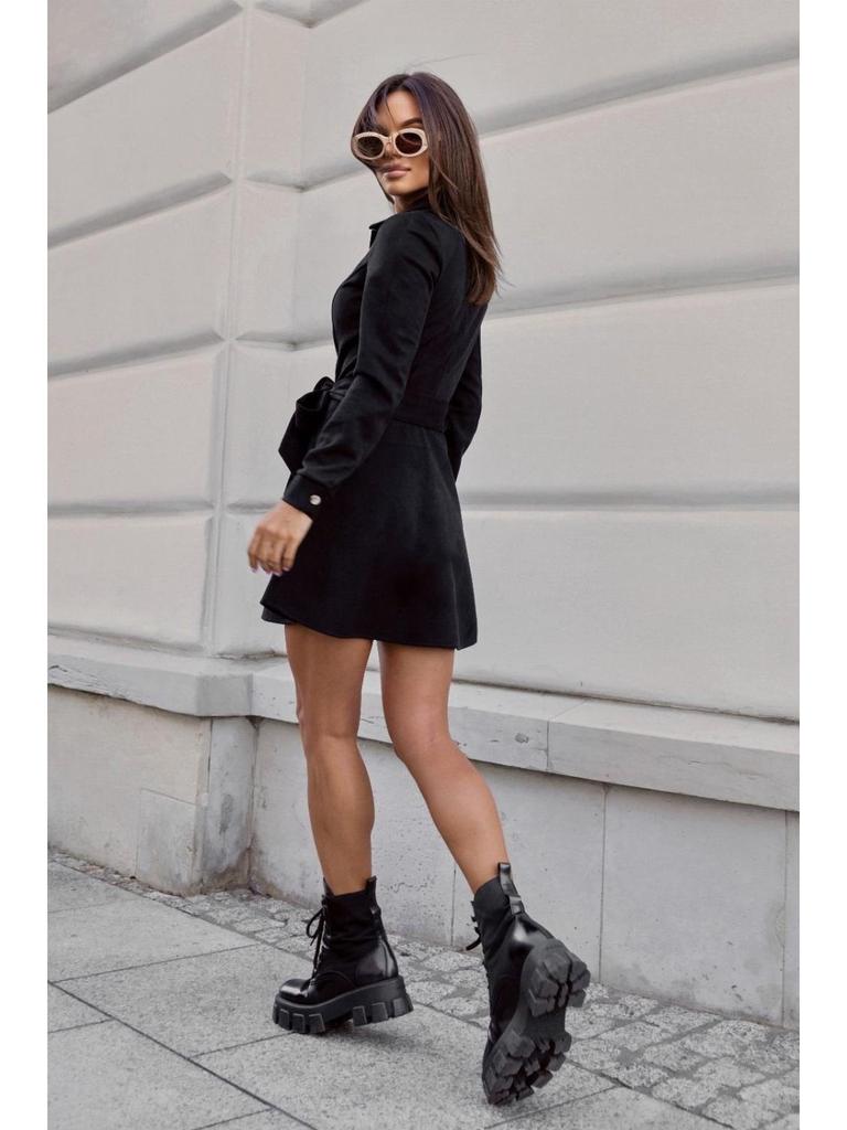 2026 Autumn Women's European & American Fashion Long-Sleeve Shirt Dress