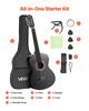 Classical Guitar, 960 mm, Wood Classical Guitar Starter Kit for Beginners, with Nylon Strings, Gig Bag, Strap, Tuner, Extra Strings, Picks, Capo,
