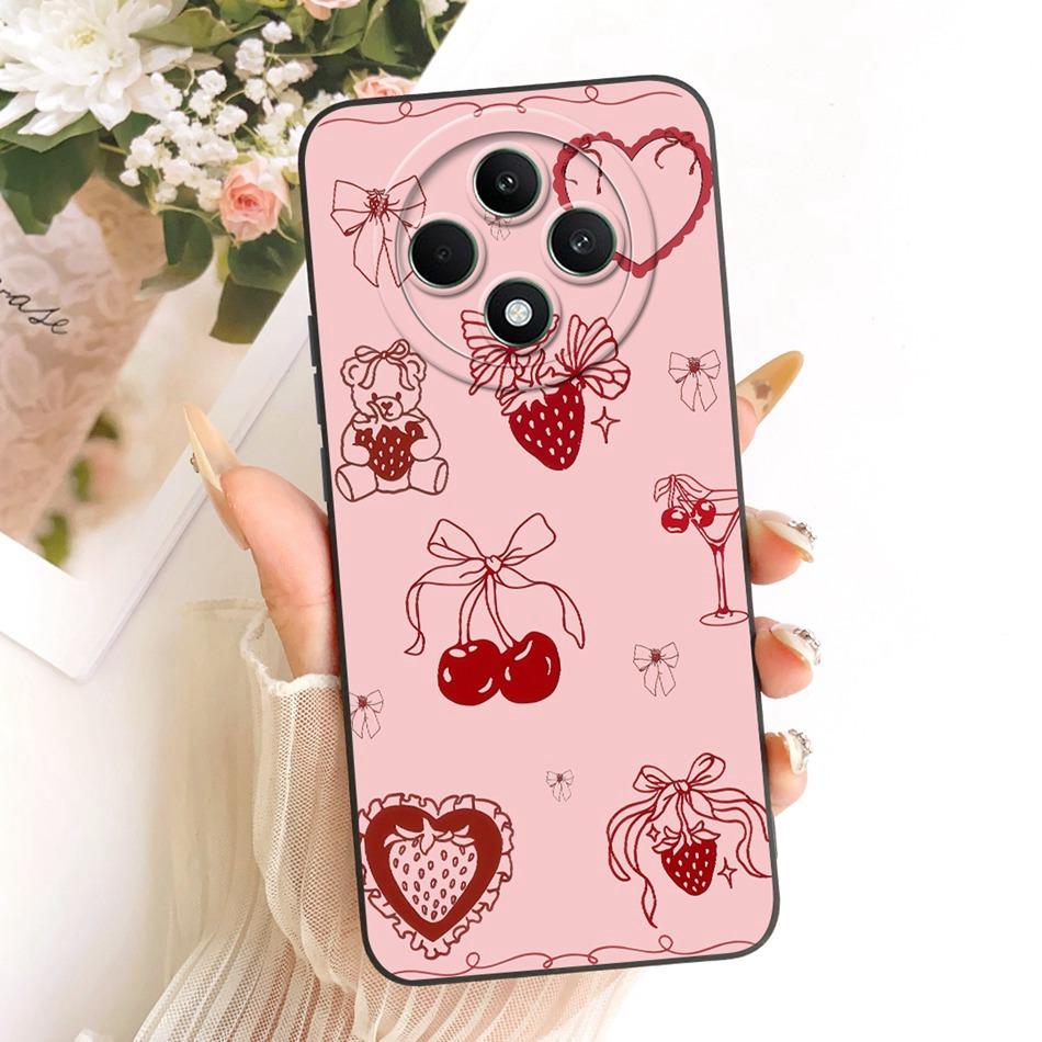 For OPPO Reno12 F 5G Reno 12 Pro 12F 12FS 12 5G Cute Cat Flower Butterfly Cartoon Phone Case Shockproof Soft Silicone Cases Reno12