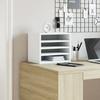 Vidaxl Organizer Na Biurko, Biały, 36X26X29,5 Cm
