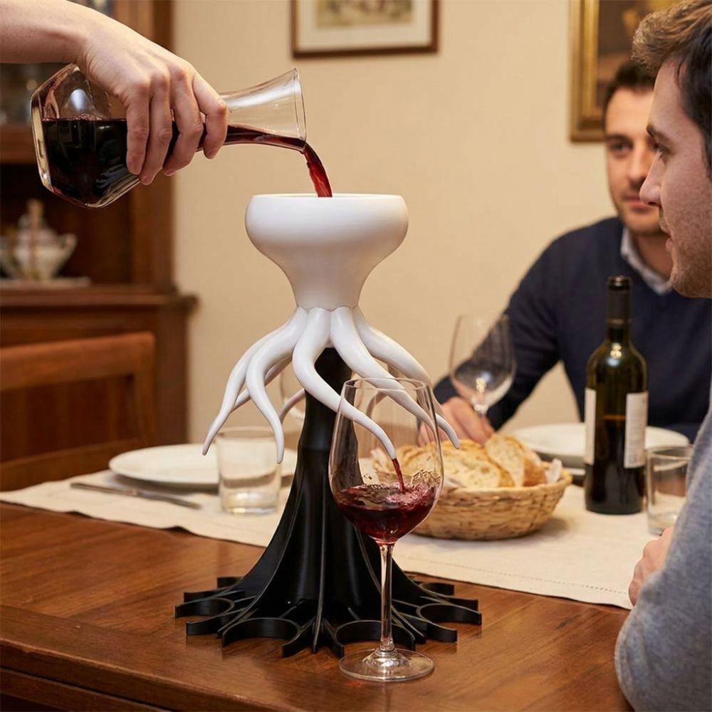 8 Holes 3D Printing Wine Distributor Novelty Plastic Drink Dispenser Multi-shot Unique Gift Liquor Shot Dispenser Kitchen