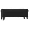 349459 vidaXL Black Bench 100x35x41 Cm Faux Leather