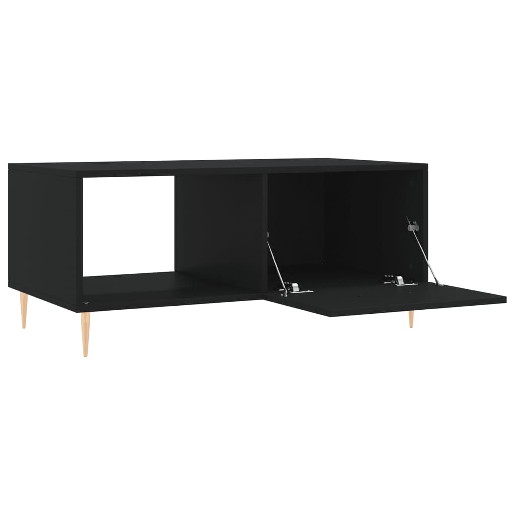 Coffee Table, Black, 90x50x40 Cm, Wood-based Material