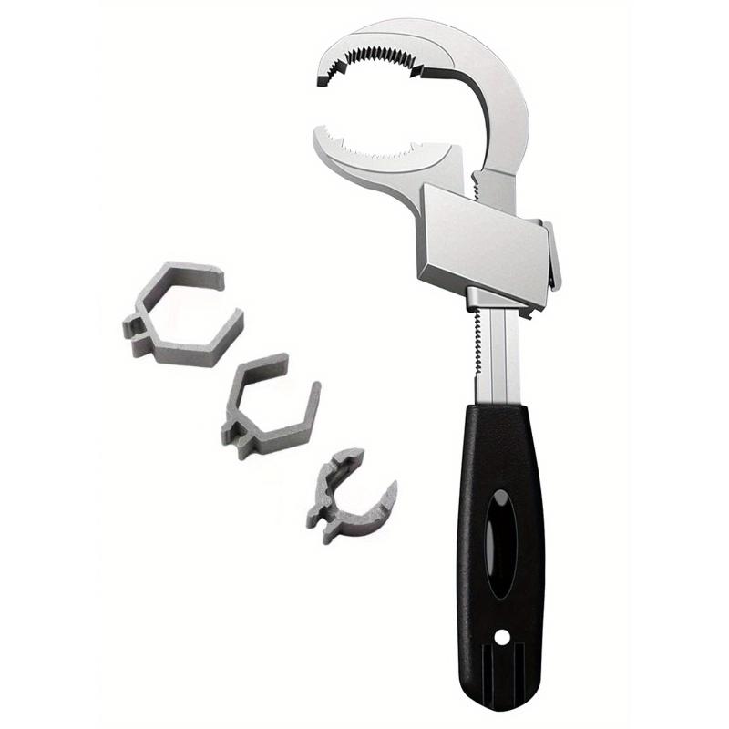 1Set Adjustable Double-Ended Wrench Universal 3 in 1, Disassembly Assembly Faucet Valve Connecting Pipe Shower Head