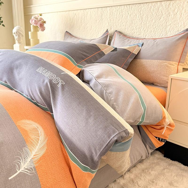 Fresh Style Cotton Bedding Set - 1.2m 1.5m 1.8m 2.0m Soft Breathable Bed Linens
