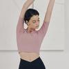 HuiT SliT Crop Inbra T shirT shorT Sleeve hTwTs2k02T