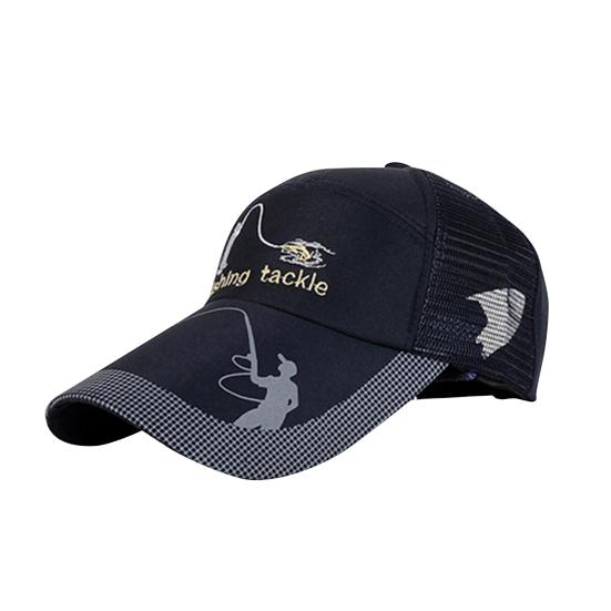 Outdoor Tackle Mesh Baseball Fishing Hat Sun Protection