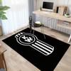 Kw Knob Icon Carpet For Playroom Bedroom Living Room Sofa Home Decorkids Game Area Rug Nonslip Floor Mat