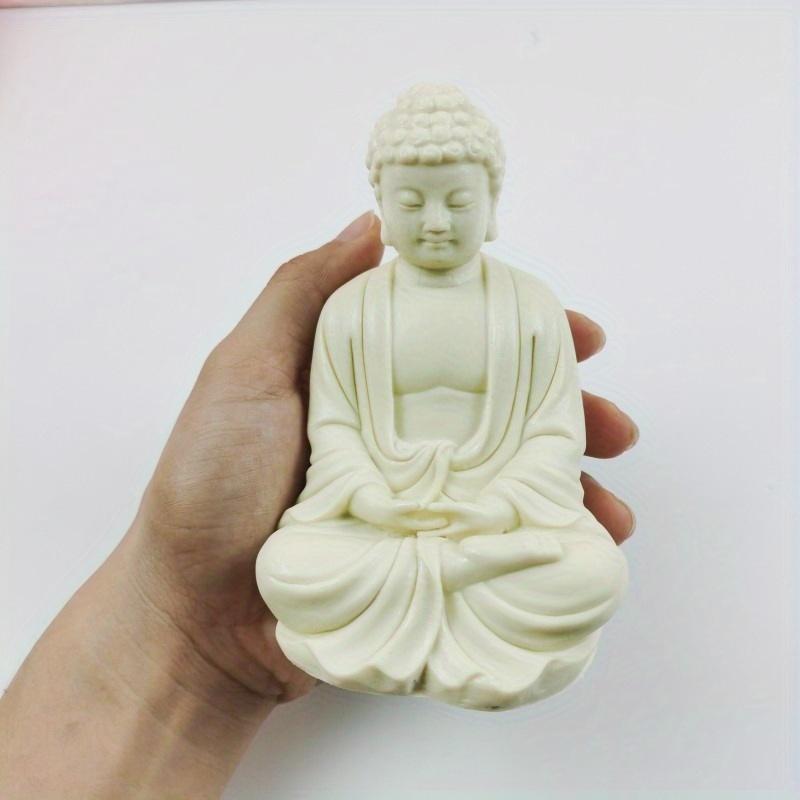 3D Buddha Silicone Mold for Soap Making, Candles, Plaster & Wax Crafts Reusable Flexible Mold for DIY Handmade Decor