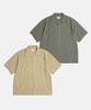ESPIONAGE Textured Check Western S/S Shirt Beige