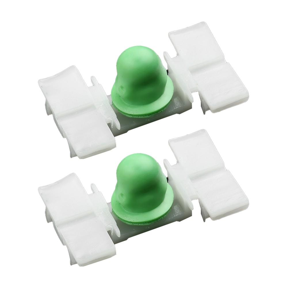 20x Car Exterior Door And Side Moulding Trim Clips Plastic 31*20mm For BMW E36 E46 323 325 328 330 White+Green Car Accessories Interior Mirrors 6