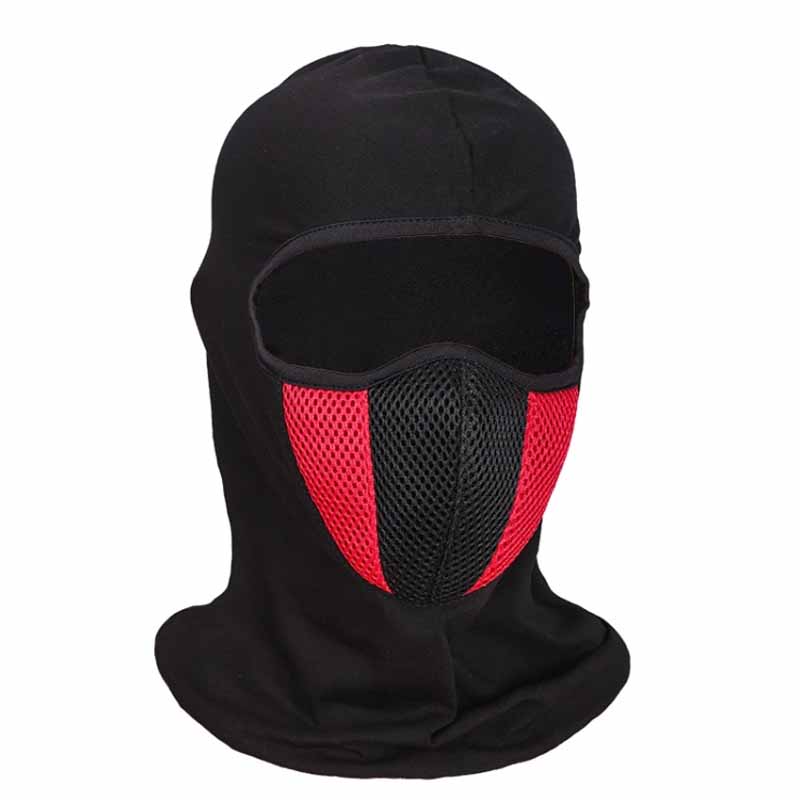 Motorsykkelmaske hodeplagg Pustende Balaclava helmaske Motorsykkel Sykkel Vindtett solkremmasker Sykkelsportshodeplagg