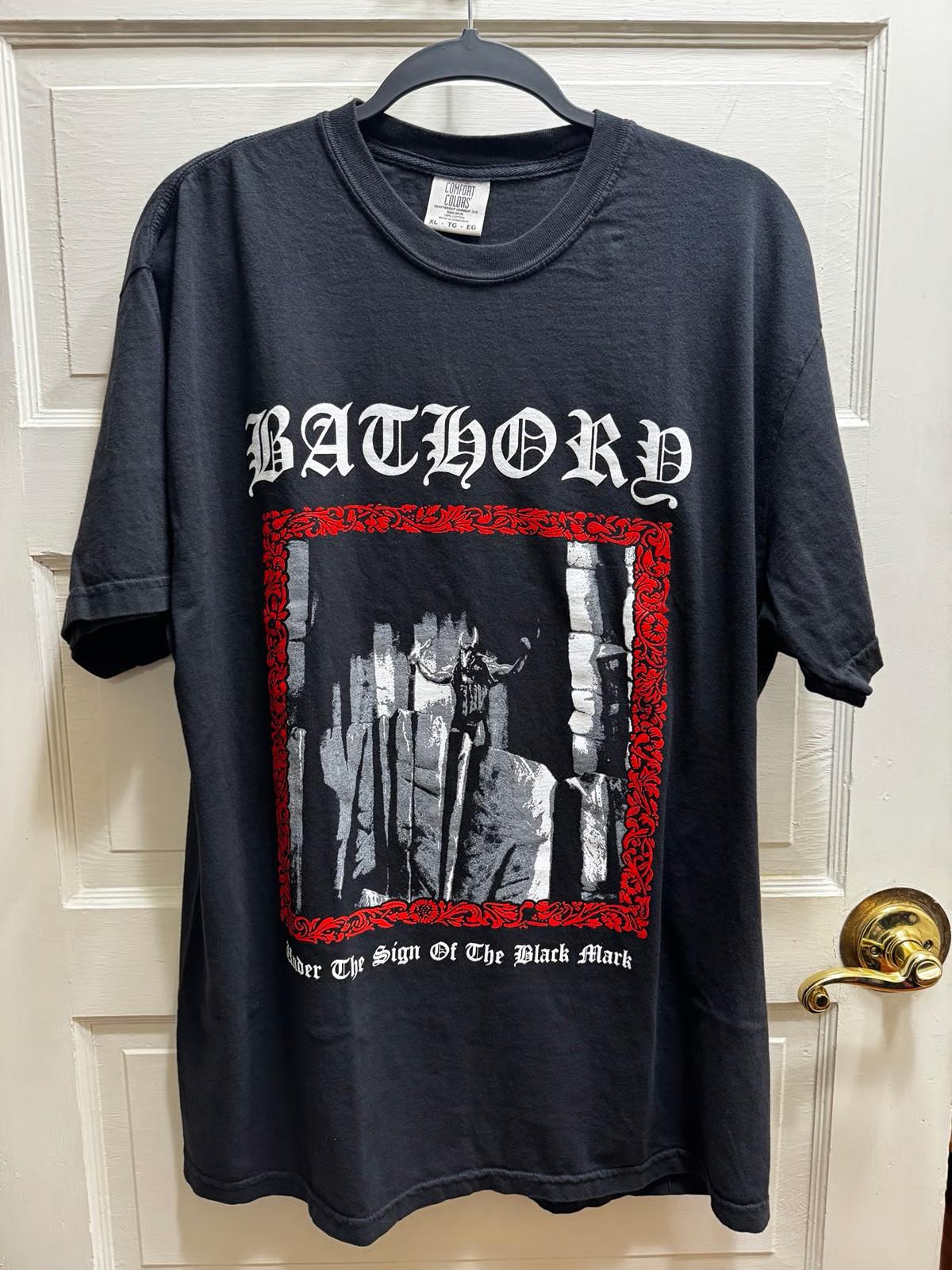 Bathory Band UNDER THE SIGN OF THE BLACK MARK Shirt Unisex All Sizes TU699 L