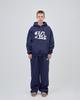Uncover Underline Logo Hoodie Setup Navy
