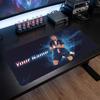Tappetino per Mouse Grande Personalizzato Kylian Mbappe, Stampa Testo Nome Personalizzato, Tappetino da Scrivania Antiscivolo con Logo Calcio, Regalo per Gamer