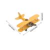 INOOMP Airplane Ornament Retro Tin-Style Biplane Vintage Antique Iron Object Interior Goods Photo Prop Propeller Plane American Decoration Gift