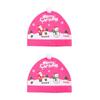 2pcs/set Snowman Christmas Car Seat Cover Cartoon Auto Headrest Decorative Hat  Car Decor