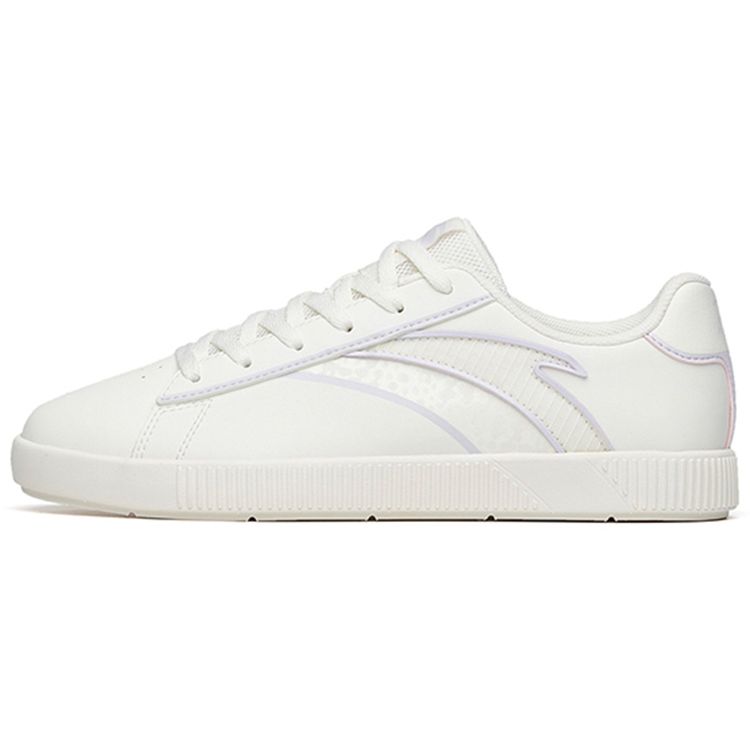 

Anta Casual Low-Top Skate Shoes Women sneaker White Purple 122228060-4 36