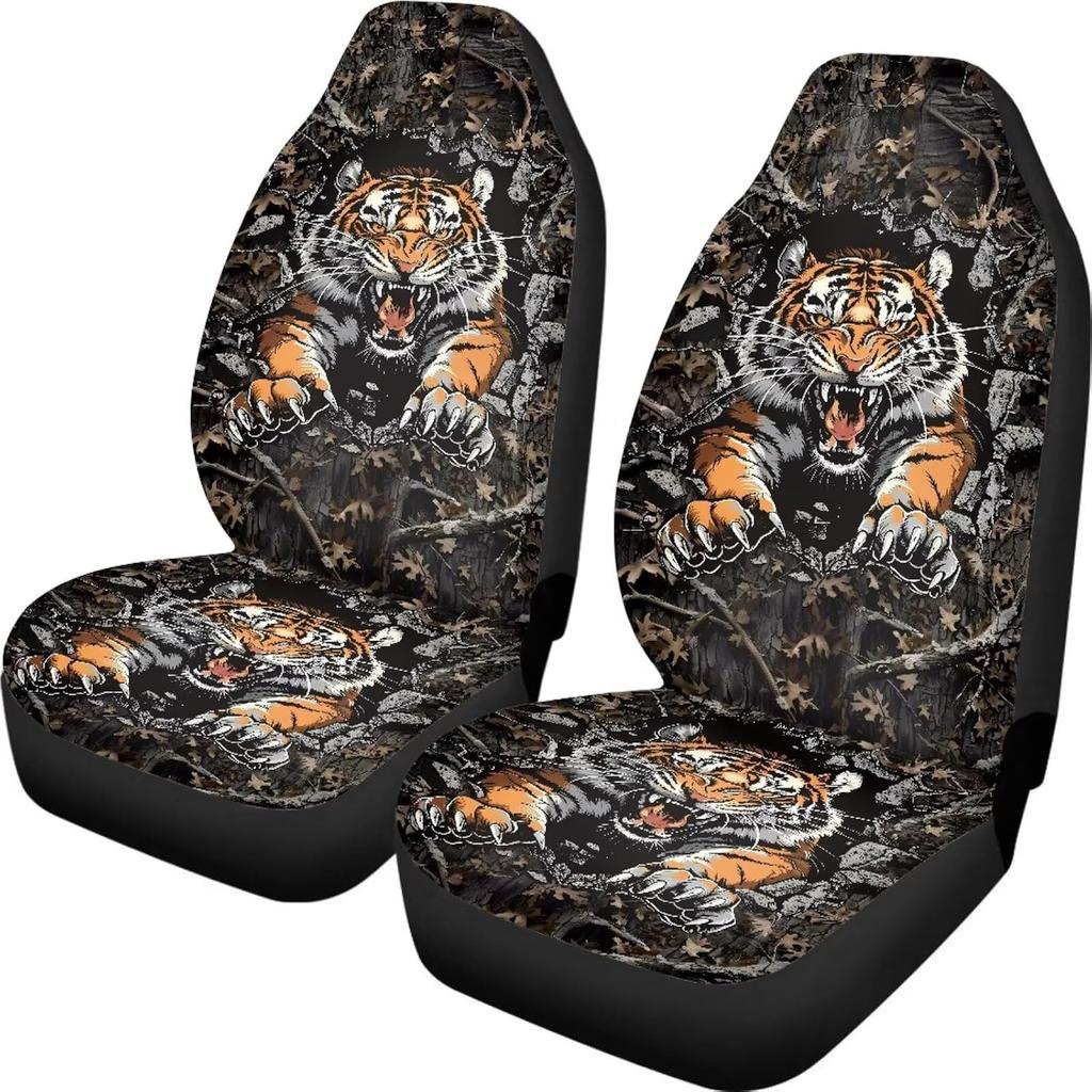 Talayituse Boho Dragonfly Print Car Seat Covers Set of 2, Breathable Front Bucket Seats Protector Auto Interior Accessories Decor Universal for Truck