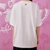 FILA Fusion Letter Logo Print Loose Knit Short Sleeve T-Shirt Unisex Tops White T11U413102F-WT