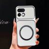 Verbesserte Schutzhülle mit großem Objektiv für realme 16T 5G, 16 Pro 5G, 16 Pro+ 5G Luxuriöses Ledergehäuse mit Magnetring
